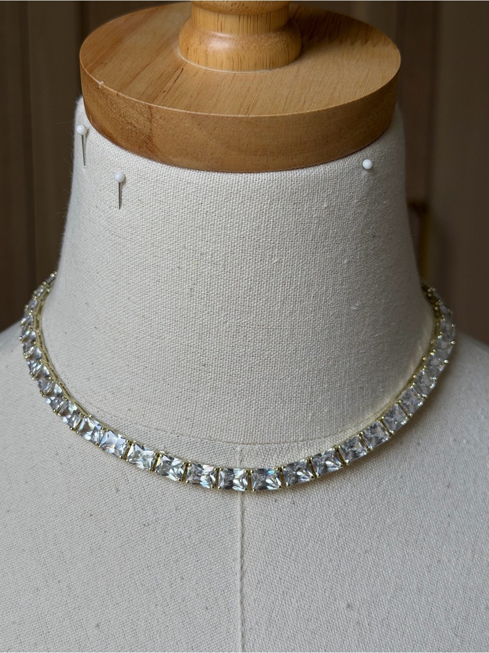 MELINDA is MARIA | Grand Slam Tennis 16” Necklace - Gold - Picture 6 of 9